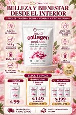 Colágeno Péptidos Toplux 1800 mg — 5 Tipos de Colágeno (90 cápsulas)